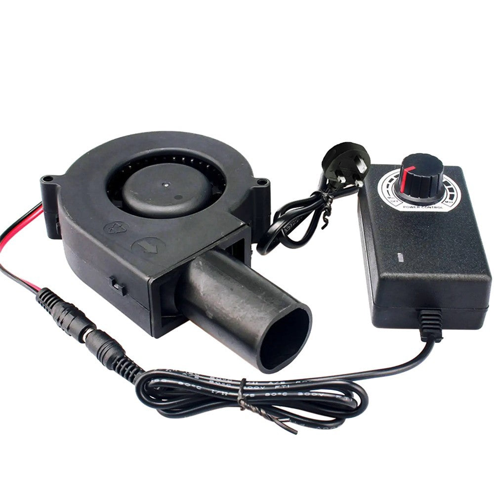 Adjustable 12V 2A Blower fan For BBQ Heater Blower Air blower Cooking Machine UK