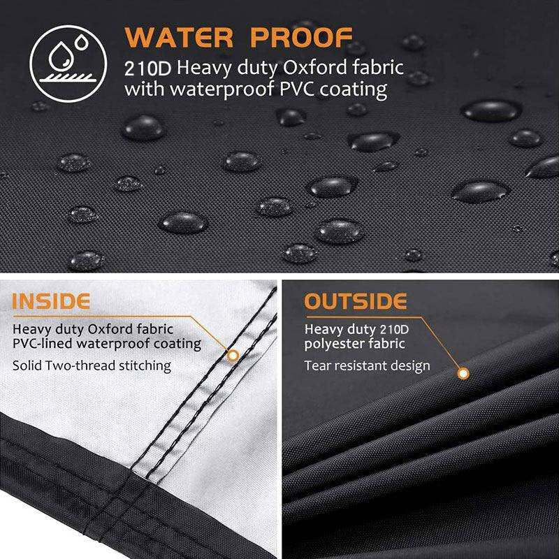 Heavy-Duty Outdoor Pizza Oven Cover Bread Oven BBQ Rain Dust Protector-Cover UK