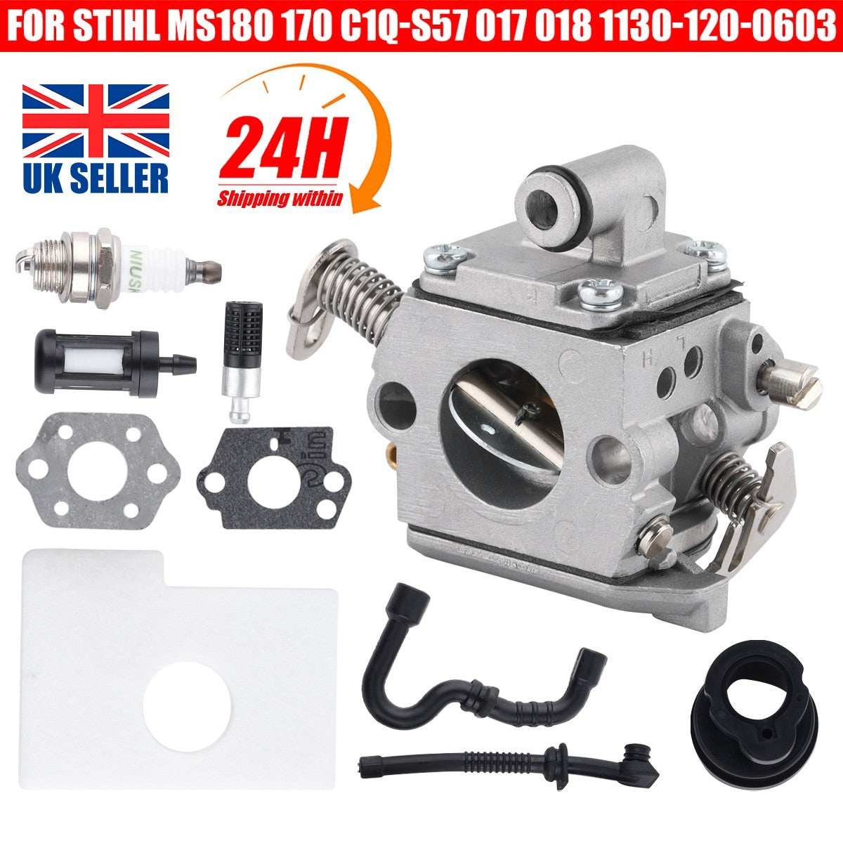 Carburetor Carb for STIHL MS170 MS180 017 018 ZAMA 1130 120 0603