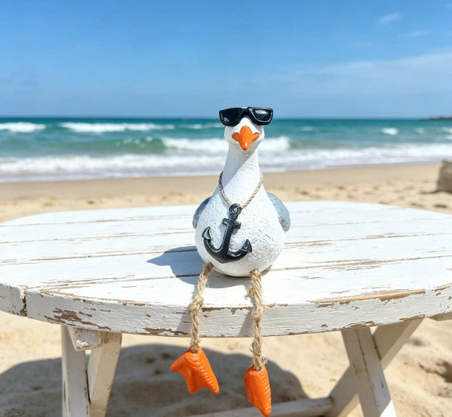 Seagull Fun Bathroom Ornament Home Decor 20*6*11.3CM