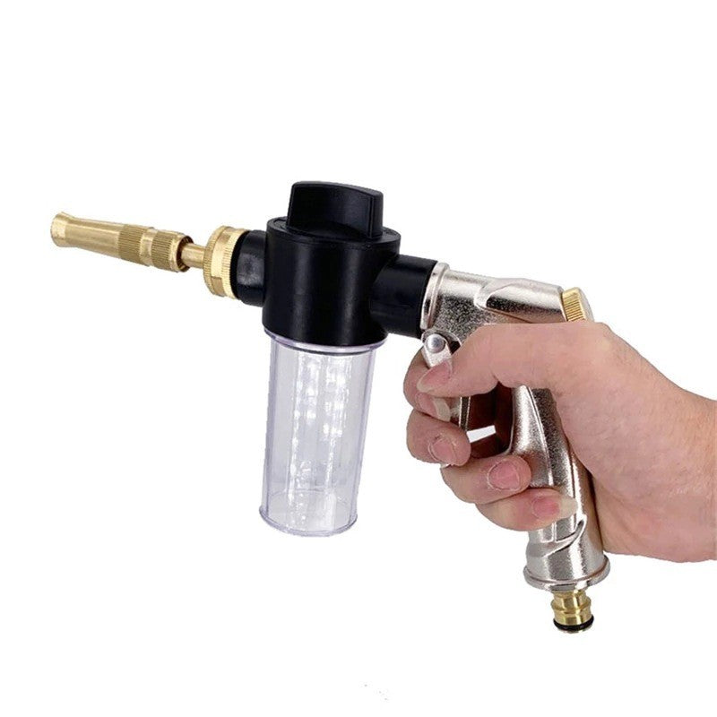 Garden Hose Spray Nozzle Adjustable Multi Pattern Gun Watering Jet Wash Attachme