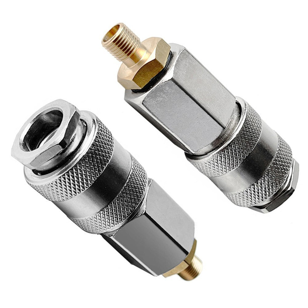 2pcs Lightweight Steel Tyre Valve Adapter 3-in-1 for Portable Inflators