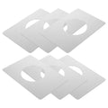 6 Pcs Front Door Security Hole Filler Plate Deadbolt Reinforcement