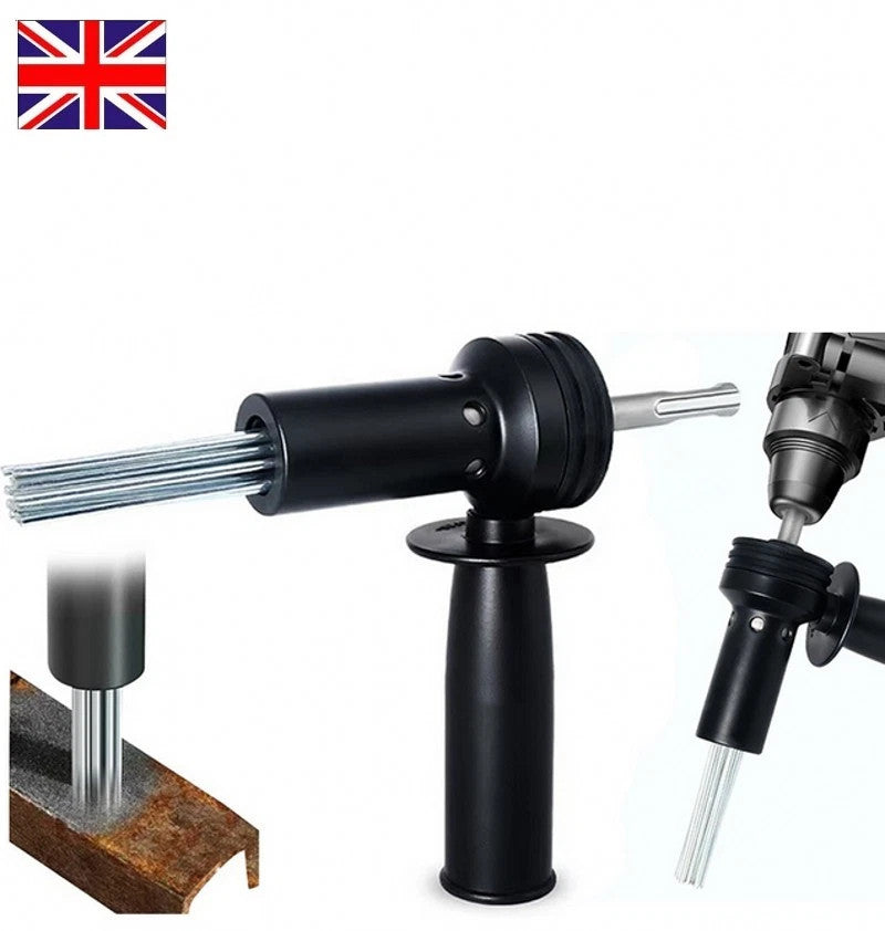 SDS Plus Electric Hammer Needle Scaler Adapter for Rust Removal Concrete Drillin