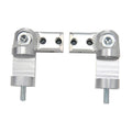 Pair Motorcycle Foot peg CNC Aluminum Passenger Footpeg Lowering Kit Universal