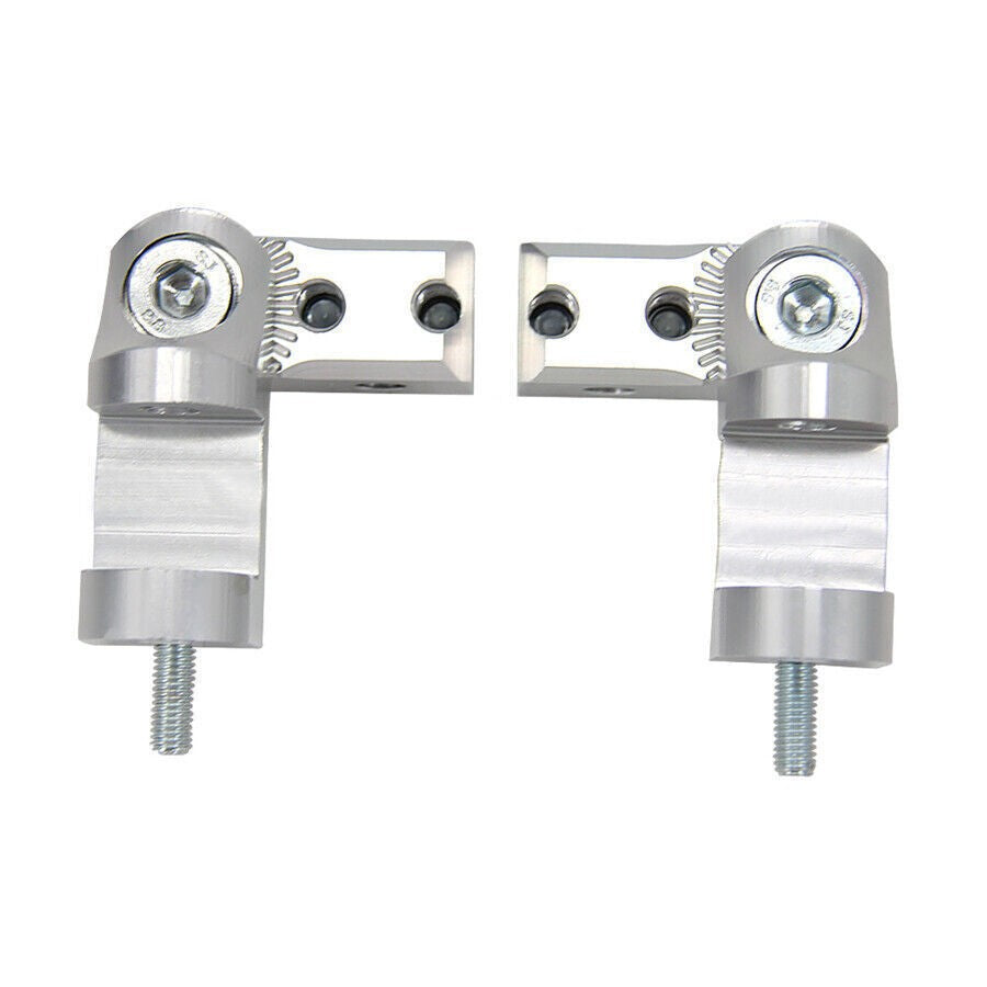 Pair Motorcycle Foot peg CNC Aluminum Passenger Footpeg Lowering Kit Universal