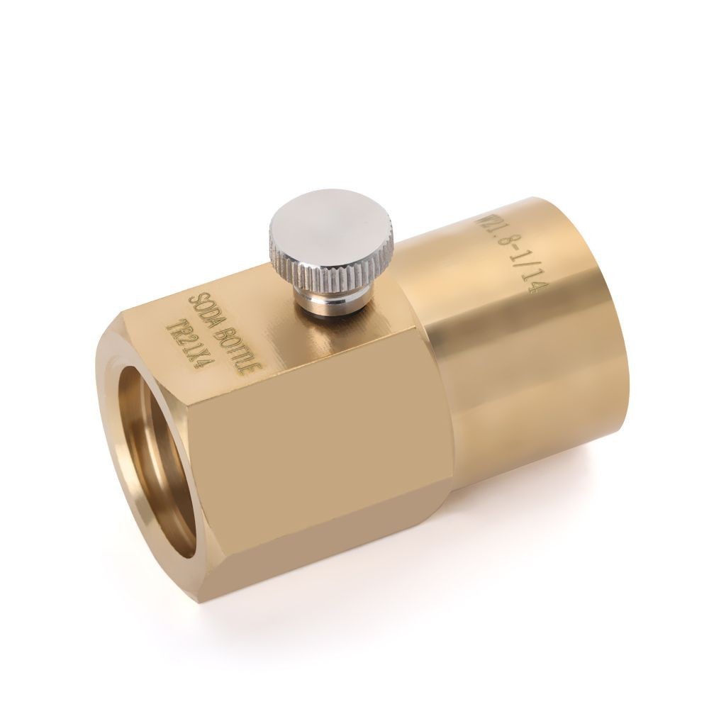 To W21.8-14 with Bleed Valve Cylinder Refill Adaptor CO2 Adapter For Sodastream