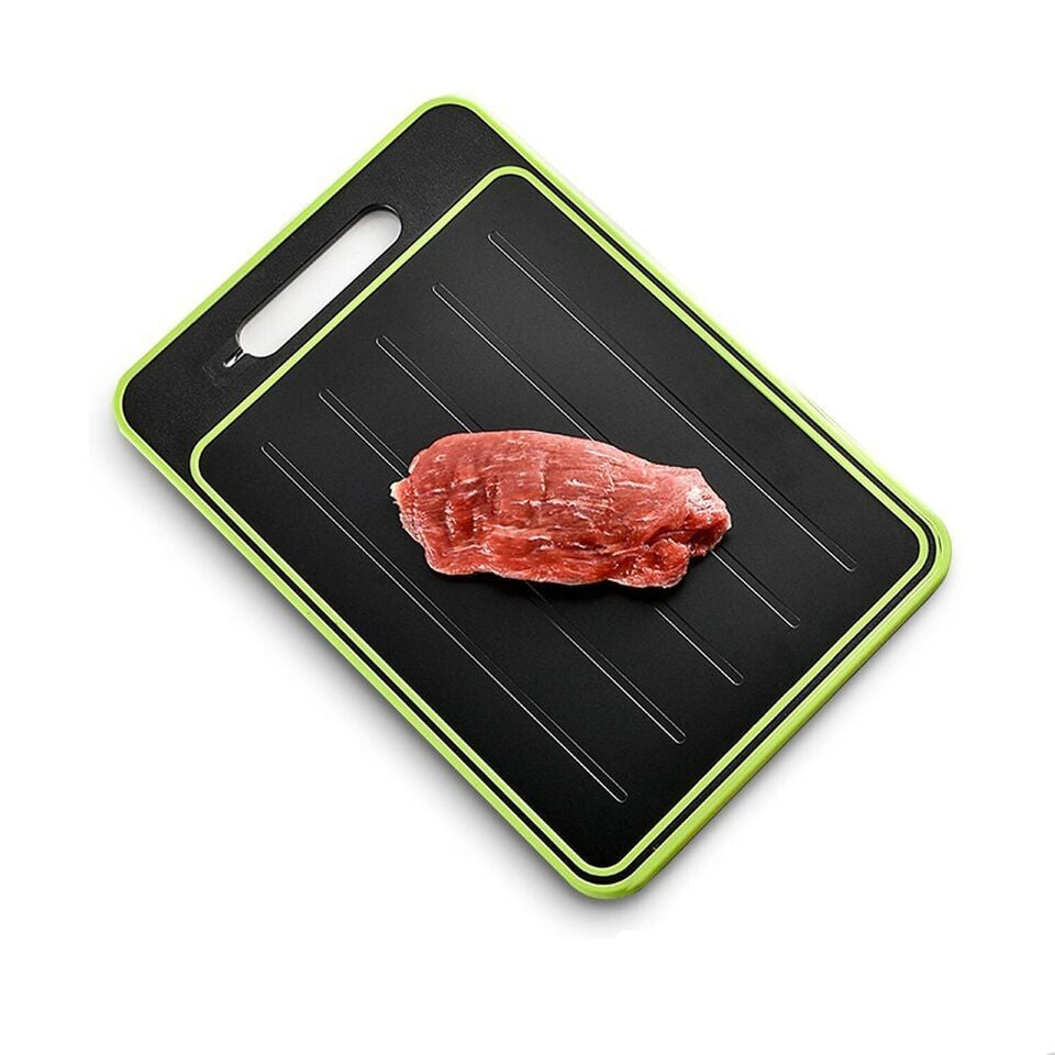 4 in 1 Thawing Tray and Cutting Board for Fast Defrosting Kitchen Tool UK