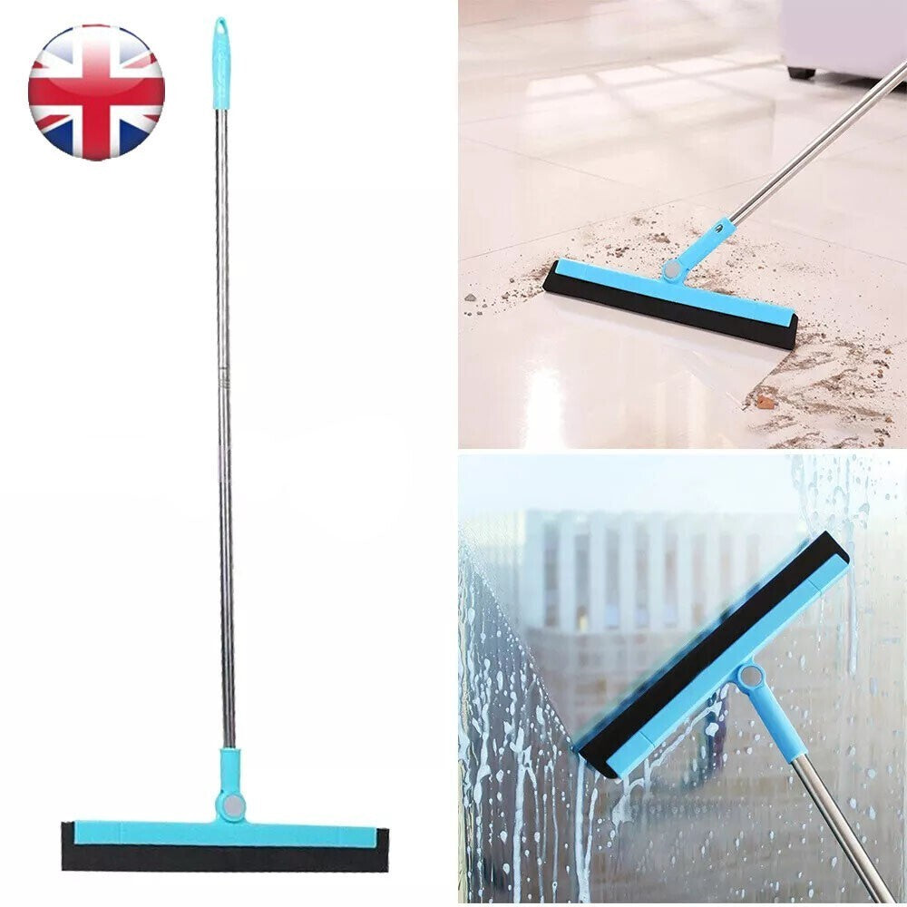 Floor Squeegee Wiper Broom Floor Tile Bathroom/Kitchen Clean Long Handle