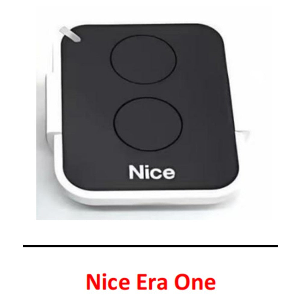 Nice Era One Inti 2 Channel Gate Remote Control Key Fob Rolling Code 433,92MHz