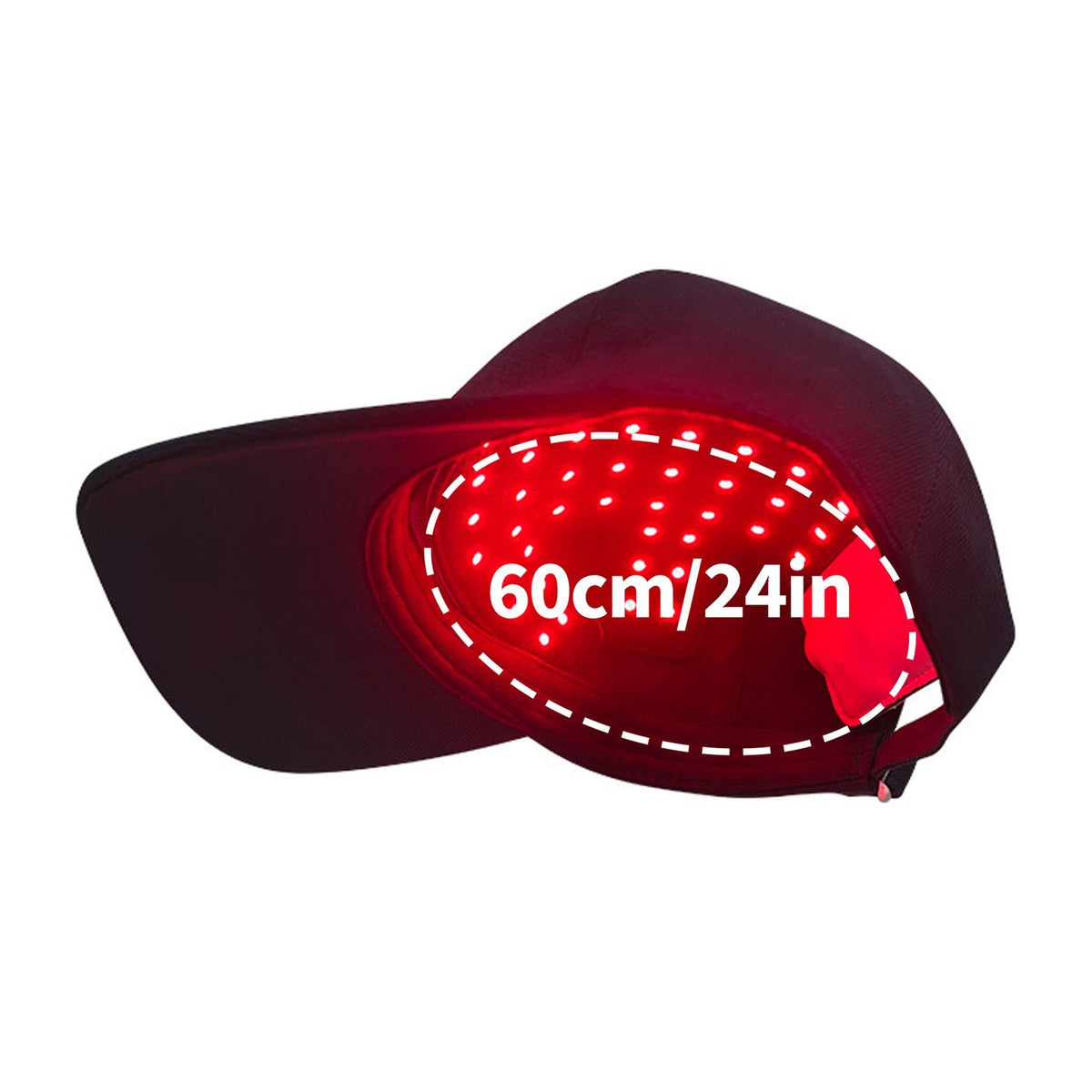 LED Red Light Therapy Hair Growth Cap Fast Regrowth Anti-Hair Loss Hat UK