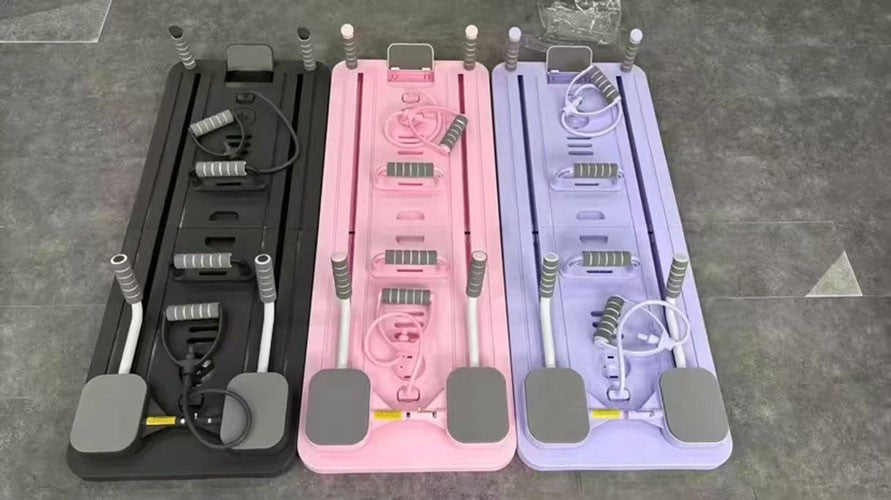8 in 1 Fitness Board Pilates Reformer Foldable Multifunctional for Home Workouts