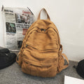 Boys Girls Retro Backpack Rucksack School College Travel Laptop Canvas Bag UK