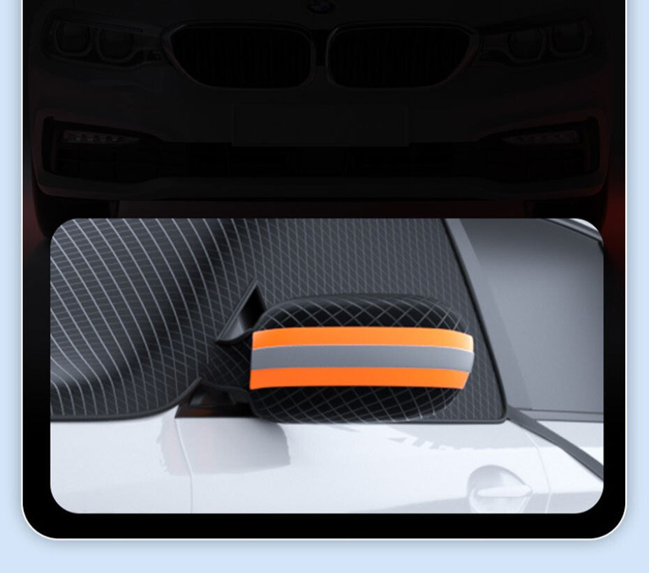 Magnetic Car Windscreen Cover Windshield Oxford Cloth Snow Ice Frost Sun UV Dust