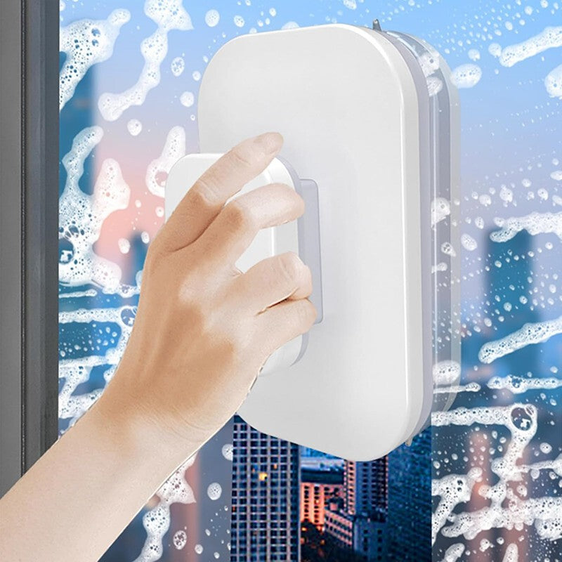 Magnetic Window Wiper Double Side heavy Cleaner Glass Brush Washing Cleaning UK