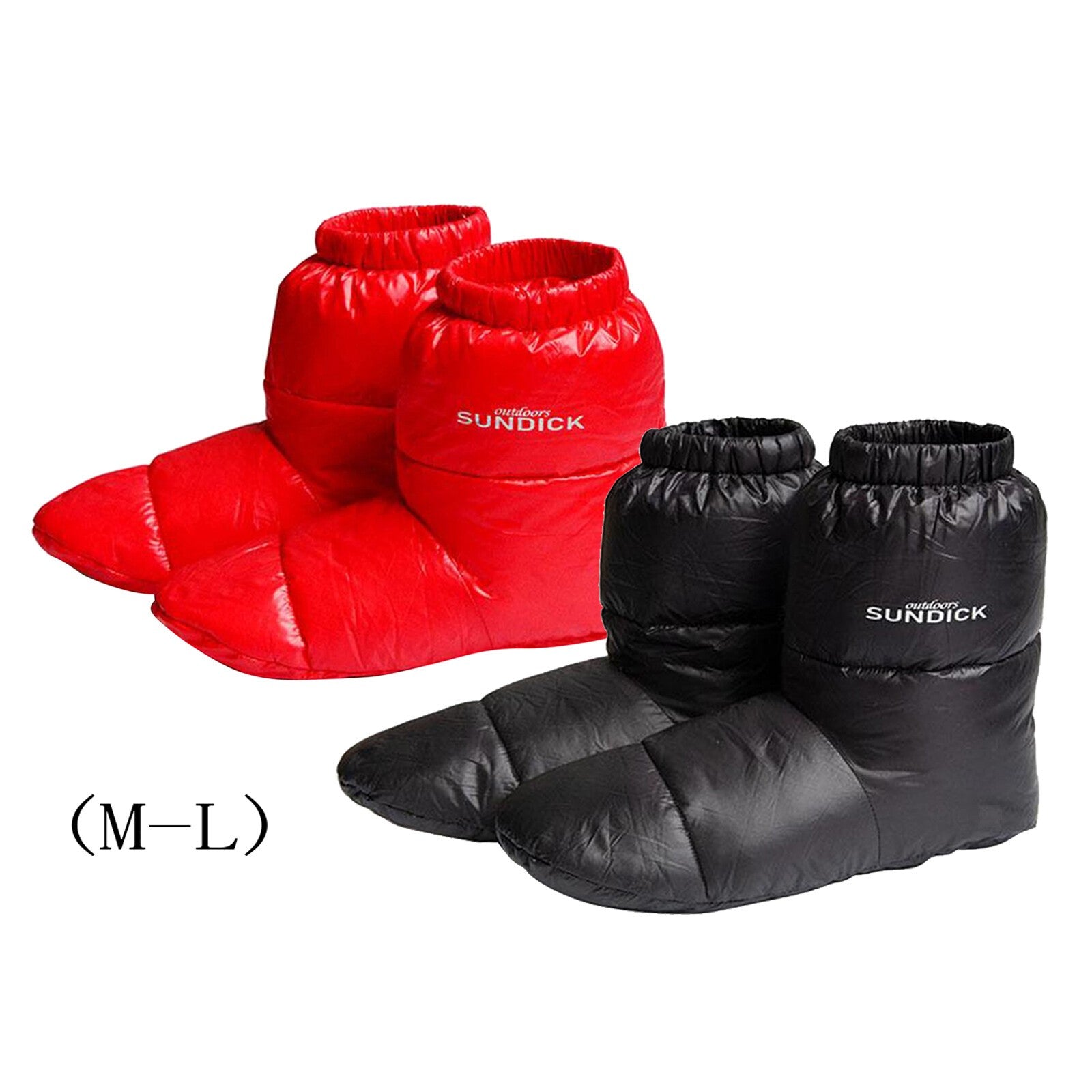 Outdoor Winter Duck Down Booties Thermal Slippers Camping Boots Shoe Covers