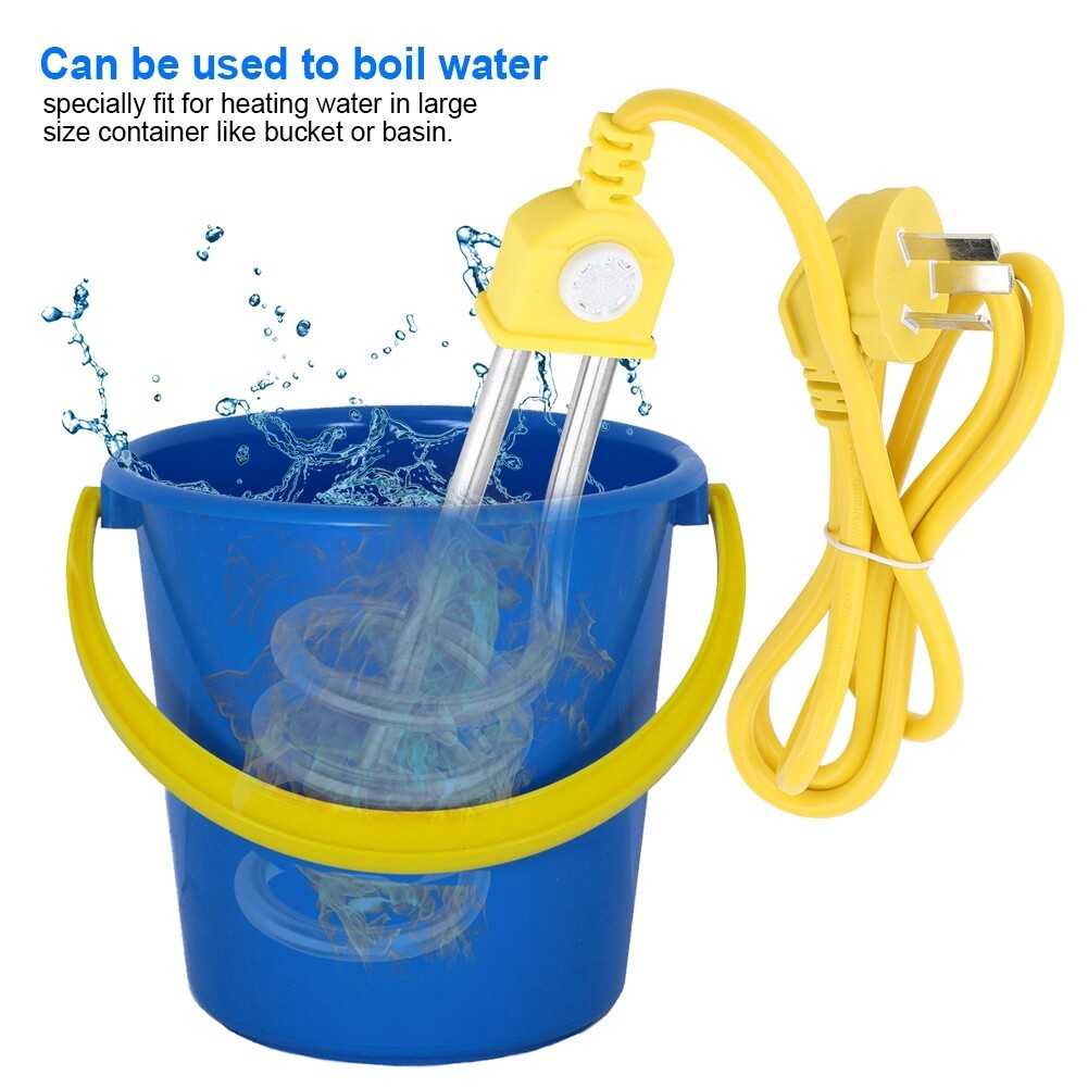 1800W Electric Immersion Water Heater Portable Suspension Hot Fast Boiler