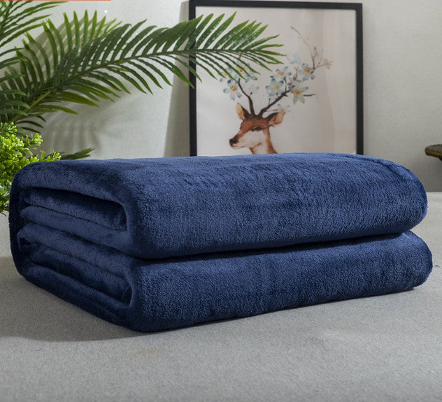 Soft Flannel Throw Blanket All Season Sofa Bed Warm Cover