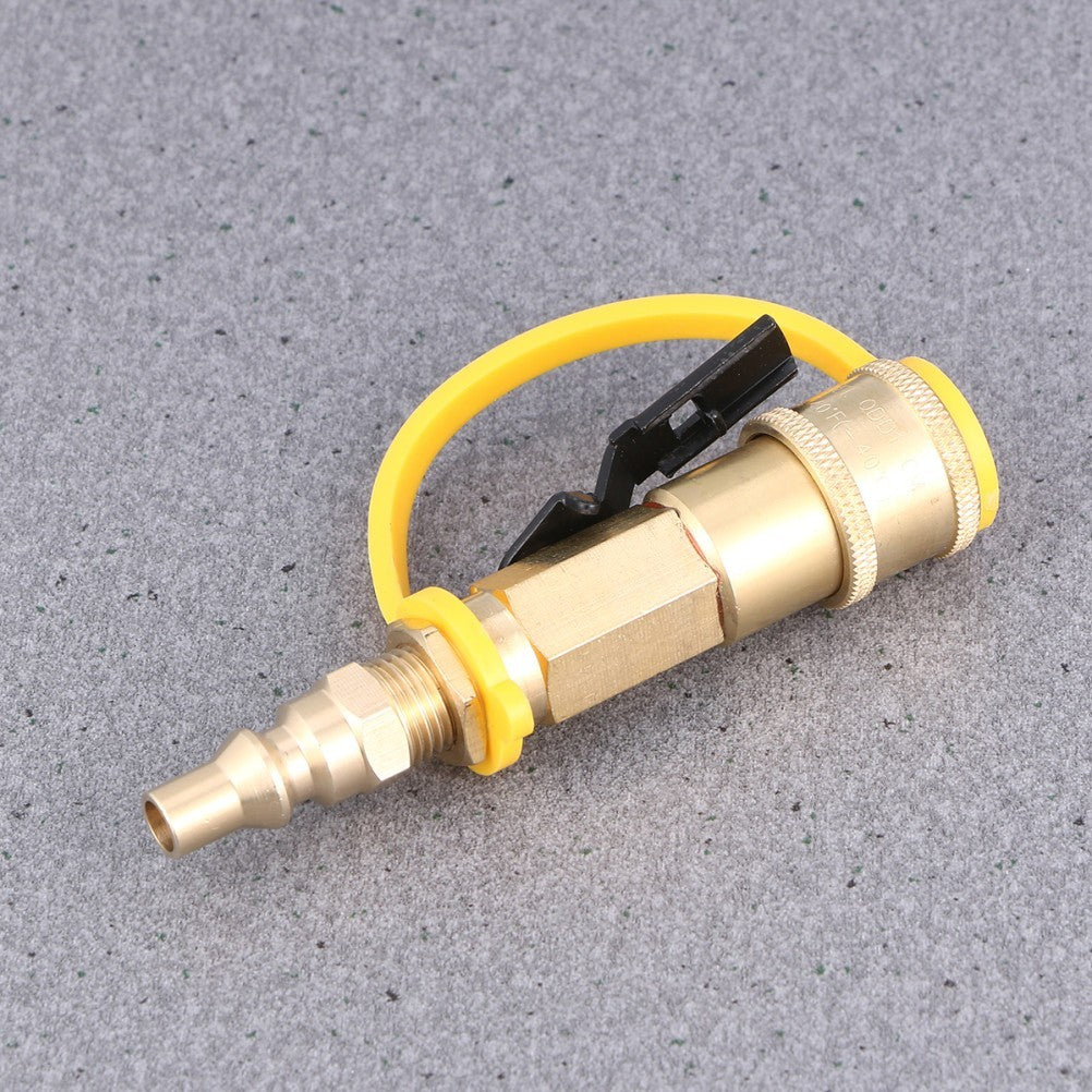 1/4 Inch Quick Gas Propane Ball Quick Regulator Connector for Outdoor Picnic BBQ
