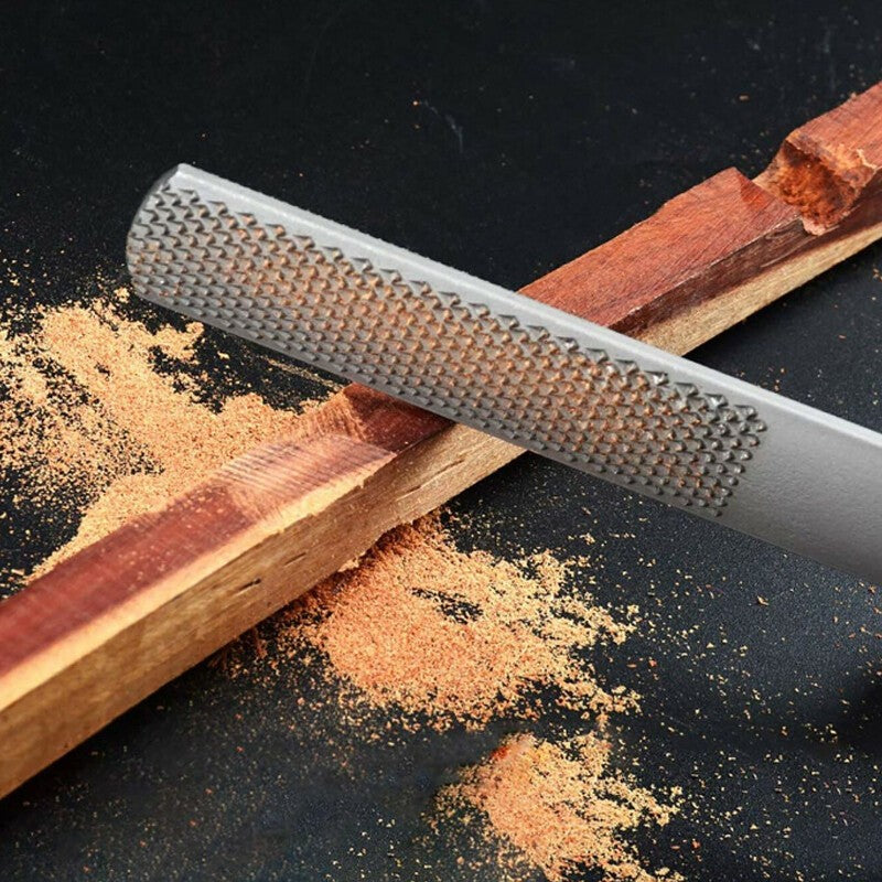 4 in 1 Carbon Steel Rasp File Carpentry Woodworking Wood Carving Hand Tool NEW