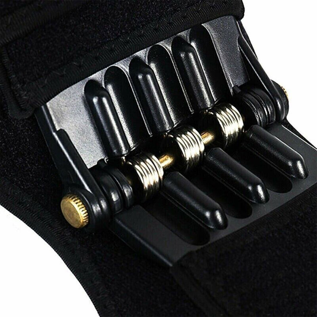 2pcs Power Lift Joint Support Knee Brace Pad Rebound Spring Force Leg