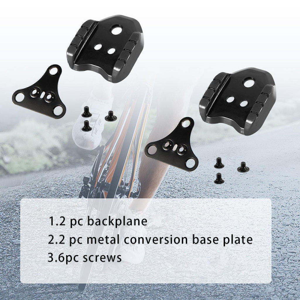 Mountain Bike SPD Shoe Adapter Lock Pedal Cleats H9P9 Accessory