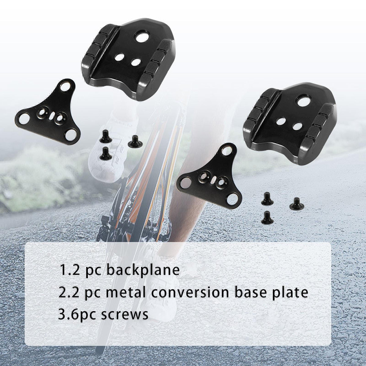 Mountain Bike SPD Shoe Adapter Lock Pedal Cleats H9P9 Accessory