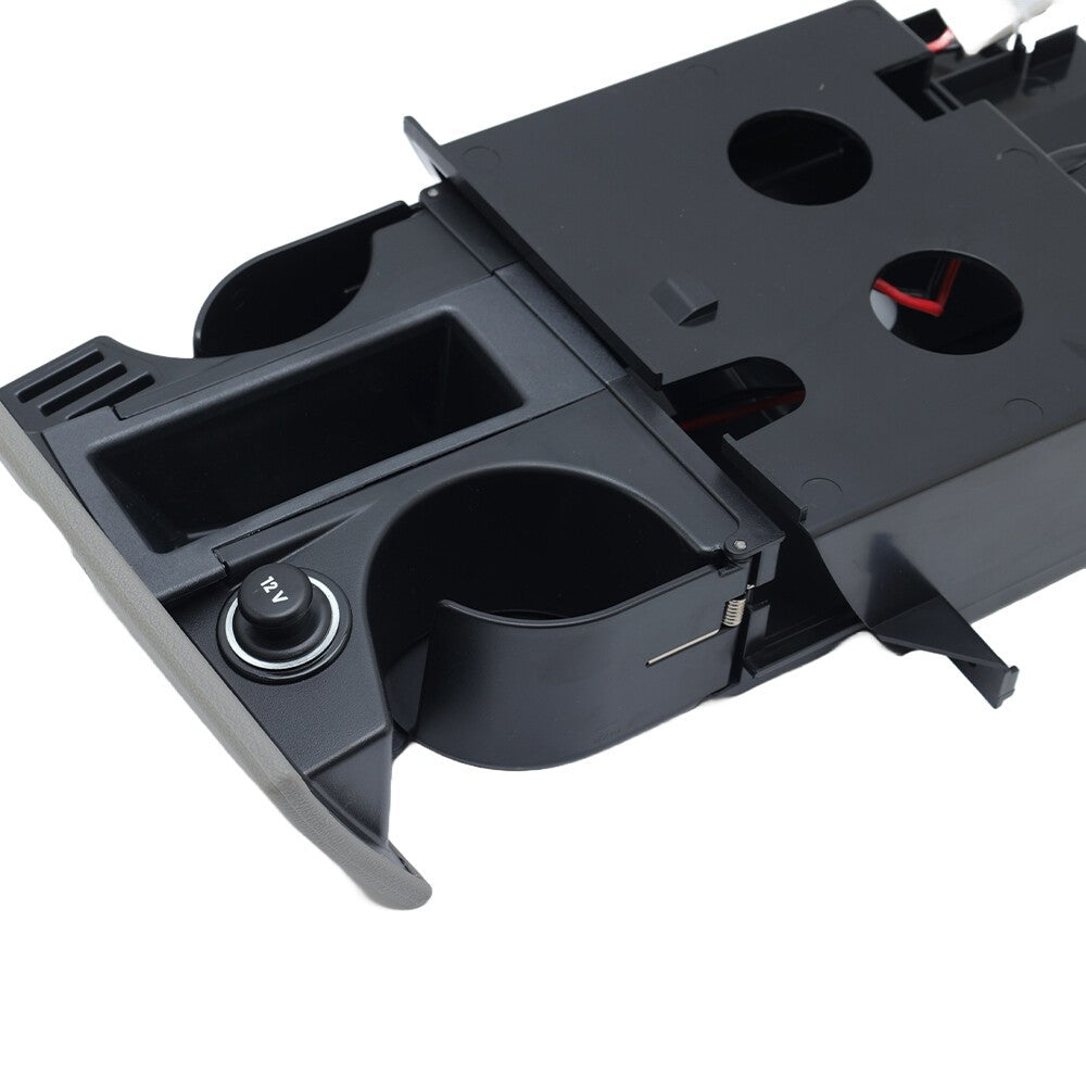 For VW T5 Transporter Ashtray Cup Coin Holder Dual Drink Grey RHD 7H285860130T