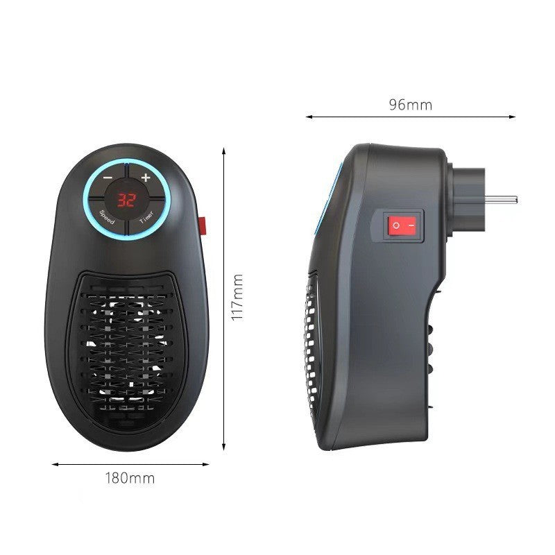 Easylife GoHeater Duo Plug-In Electric Heater & Night-Light | Remote Timer UK