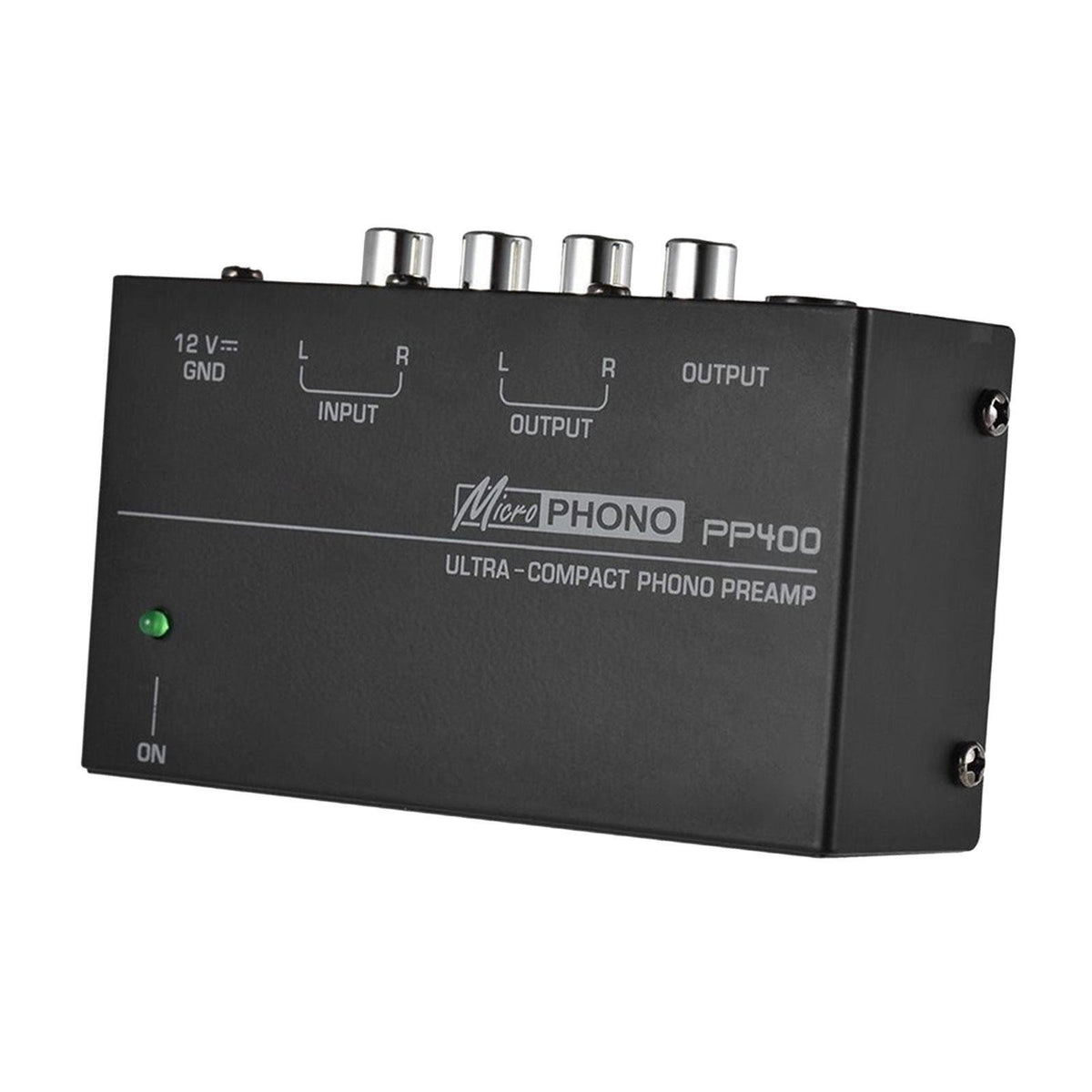PP400 M/M Phono Preamplifier Turntable Preamp Stereo RCA Input & Output 12V/1A