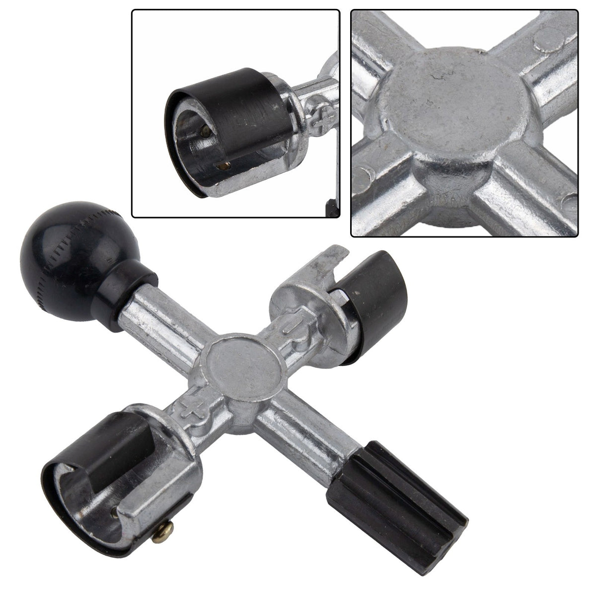 Automotive Battery Terminal Cleaner with Dual Scrapers for Thorough Maintenance