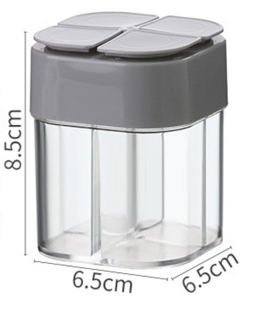 2pcs Multi Spice Containers Spice Shaker Jars Camping Barbecue Spice Containers