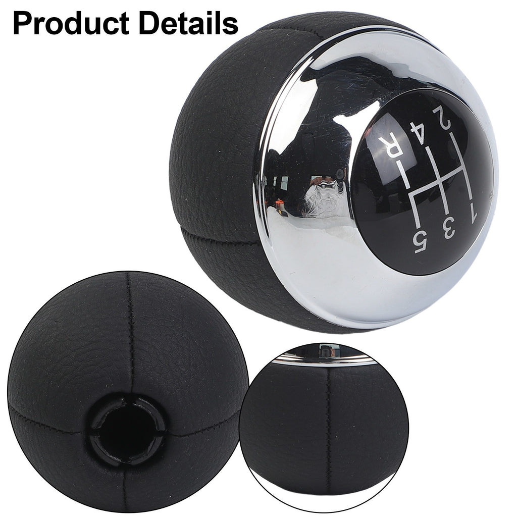 Gear Shift Knob Replacement for MINI For R50 R52 5 Speed ABS Black Silver