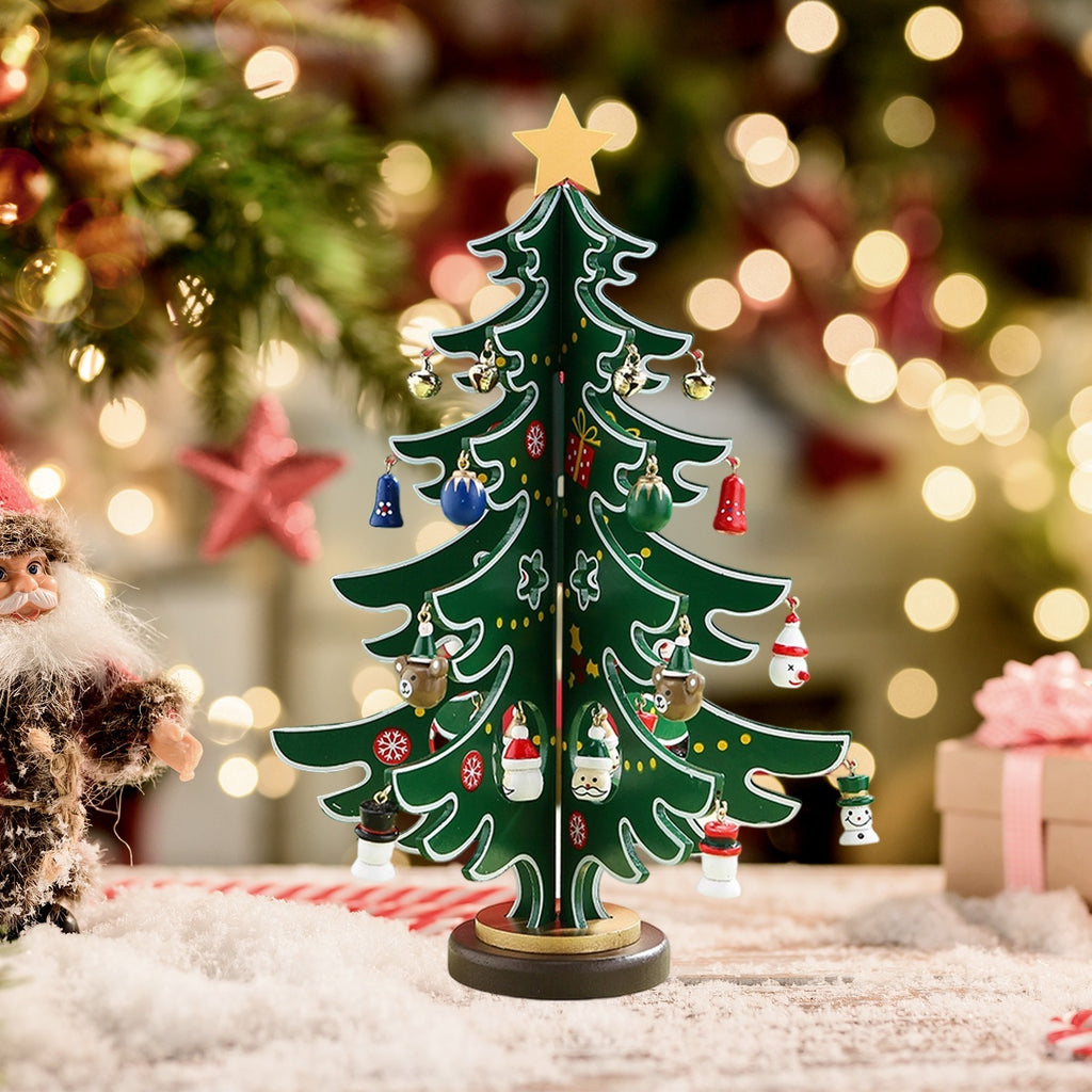 2026 Christmas Advent Calendar 24Days Countdown Advent Calendar Wooden XmasTree