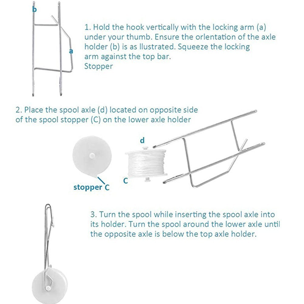 Metal Tomato Roller Hook for Multi Purpose Climbing Plant Support 1/6/10