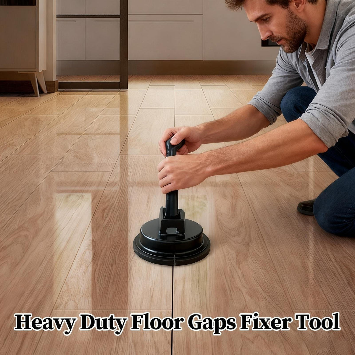 Floor Gap Fixer Tool Heavy Duty Suction Cup for Hardwood Laminate Vinyl Flooring