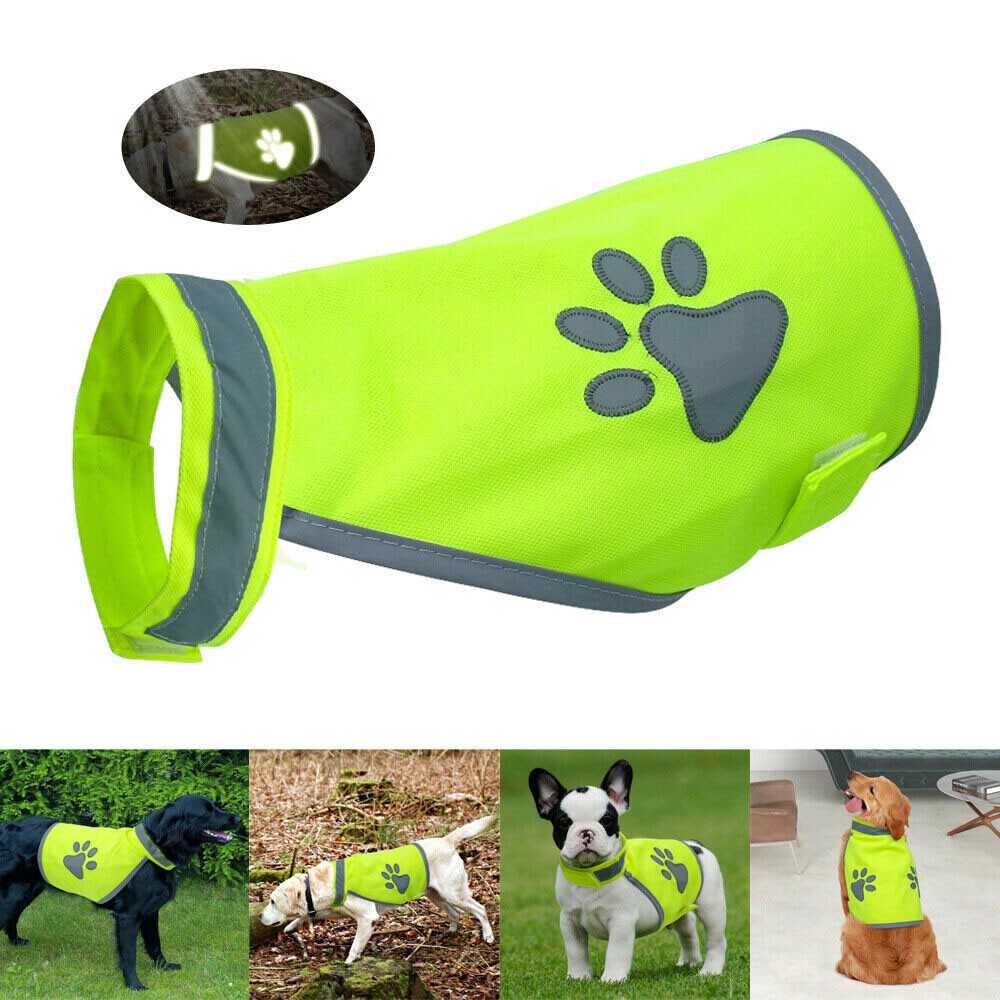 High Visibility Dog Jacket Pet Hi Vis Coat Pet Safety Vest Pet Reflective Vest