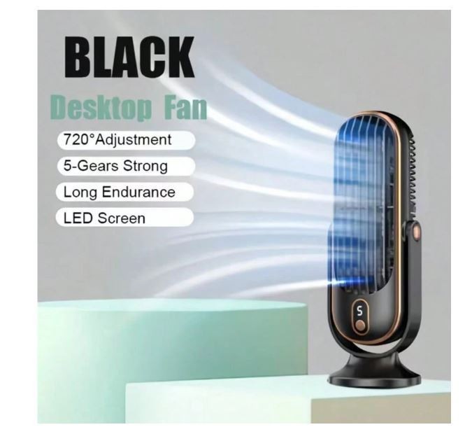 Portable USB Fan Mini Desk Table Air Cooling Desktop Personal Adjustable Cooler