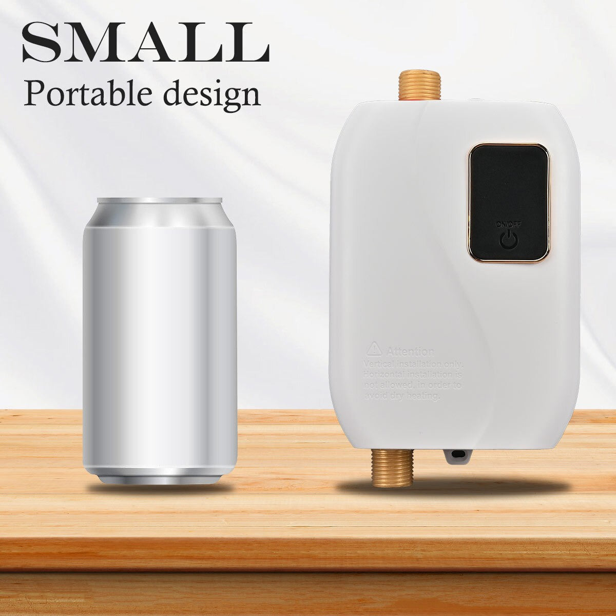 Electric Tankless Instant 3KW Hot Water Heater Under Sink Tap Kitchen BathRoom