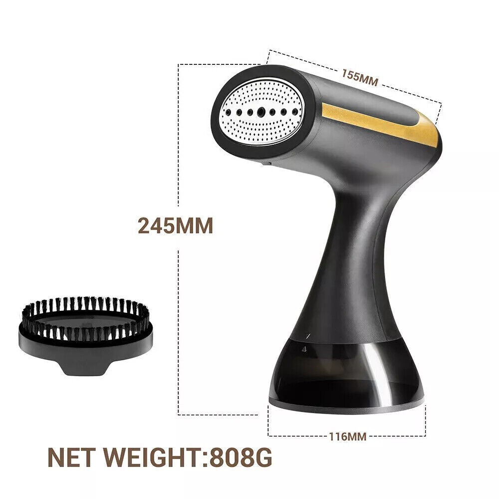 Handheld Clothes Steamer 1500W Powerful Portable Travel Garment Heat Iron Fabric