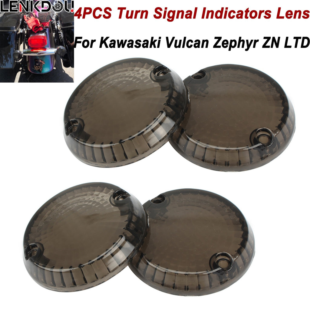 For Kawasaki 4X Smoke Turn Signal Indicator lens Vulcan VN1500 1600 900 800 750
