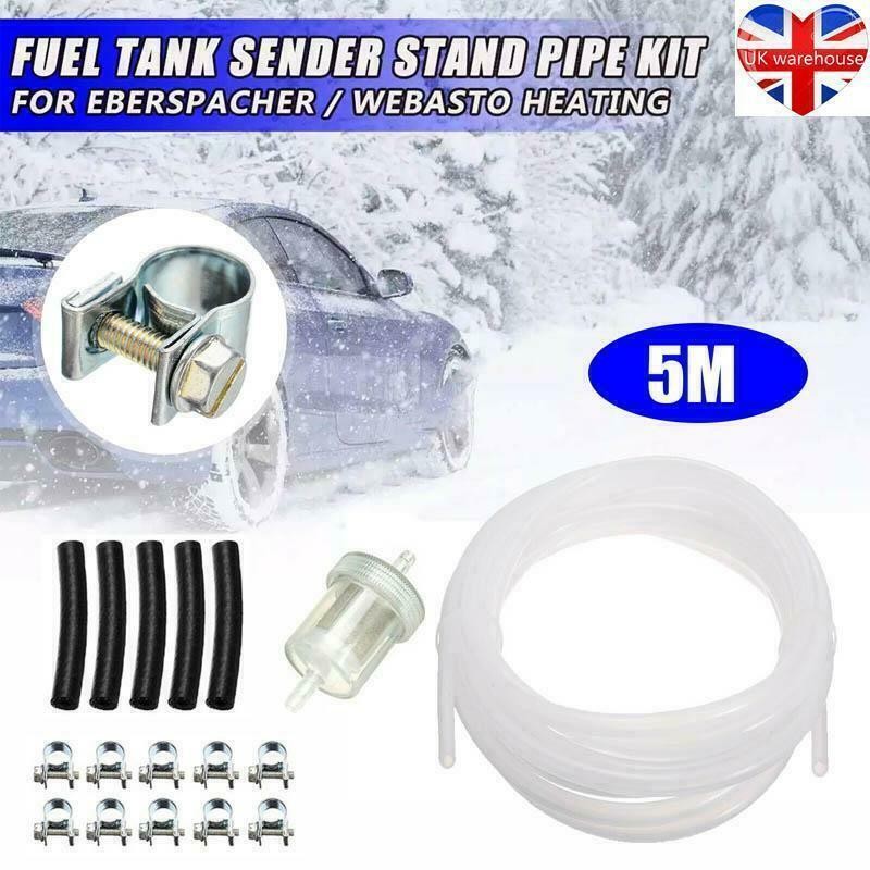Fits Webasto Eberspacher Diesel Heater Fuel Hose Clip Filter Pipe Line Sets 5M.