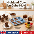 🔥3D Highland Cow Ice Cube Tray Silicone Ice Ball Maker Mold for Kitchen Gifts