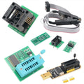 USB Ch341a Bios Eeprom Programmer+Soic8 Clip+Soic8 Adapter + 1.8v Adapter New