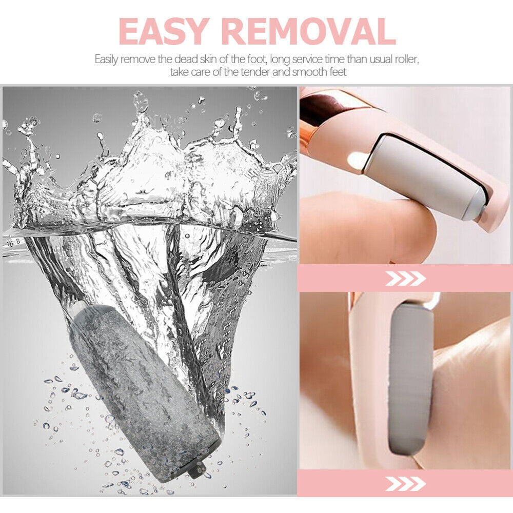 6 Pcs Nu You Pedi Roller Foot Replacement Heads Grinder