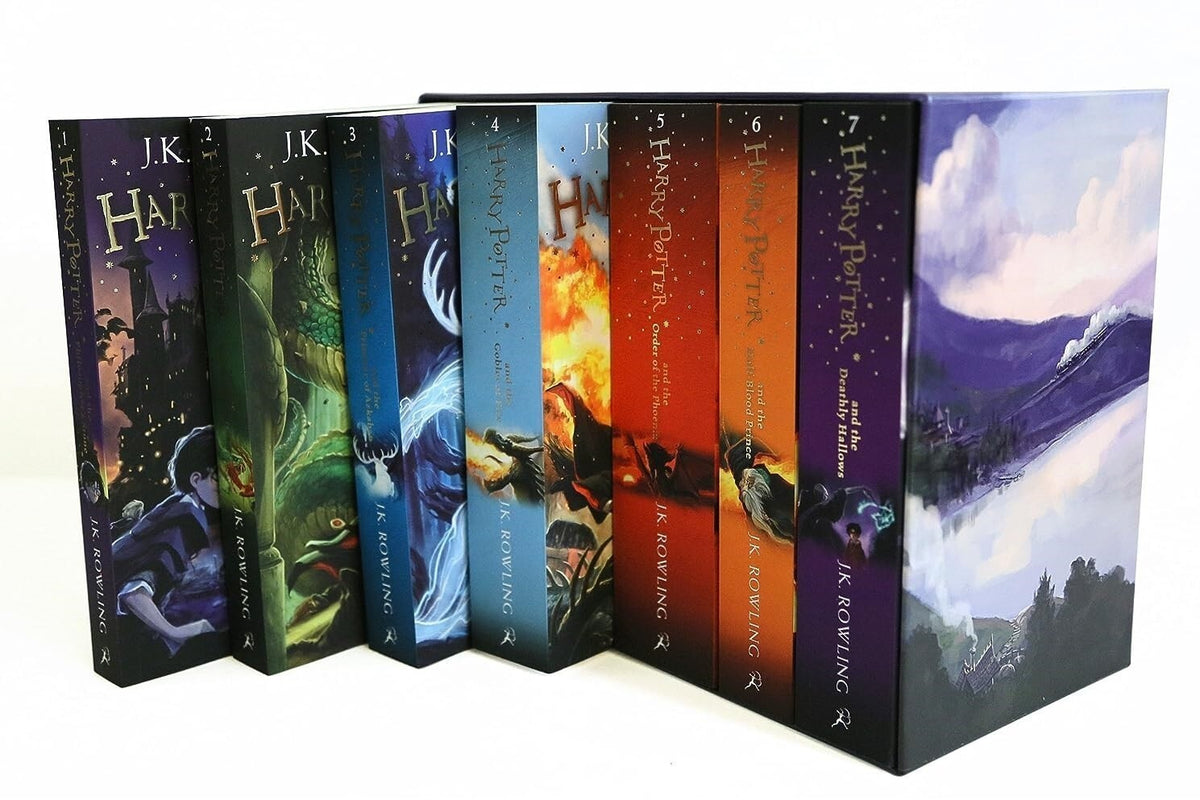 HarryPot*er Complete Full 7 Books Childrens Box Set Collection by J K Rowling