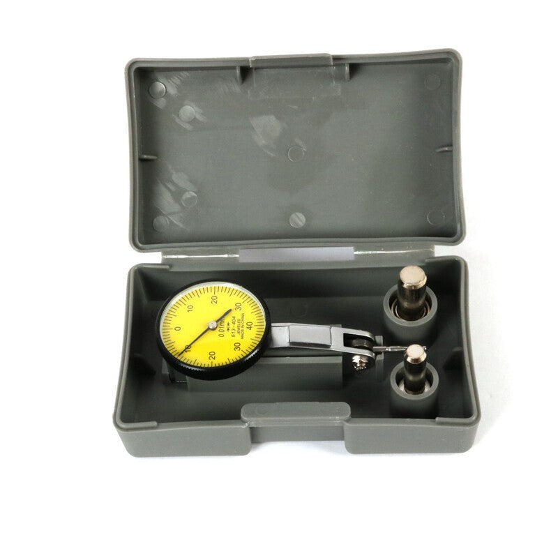 0-0.8mm Lever Dial Test Indicator 0.01mm Precision Dovetail Rails Dial Gauge DTI