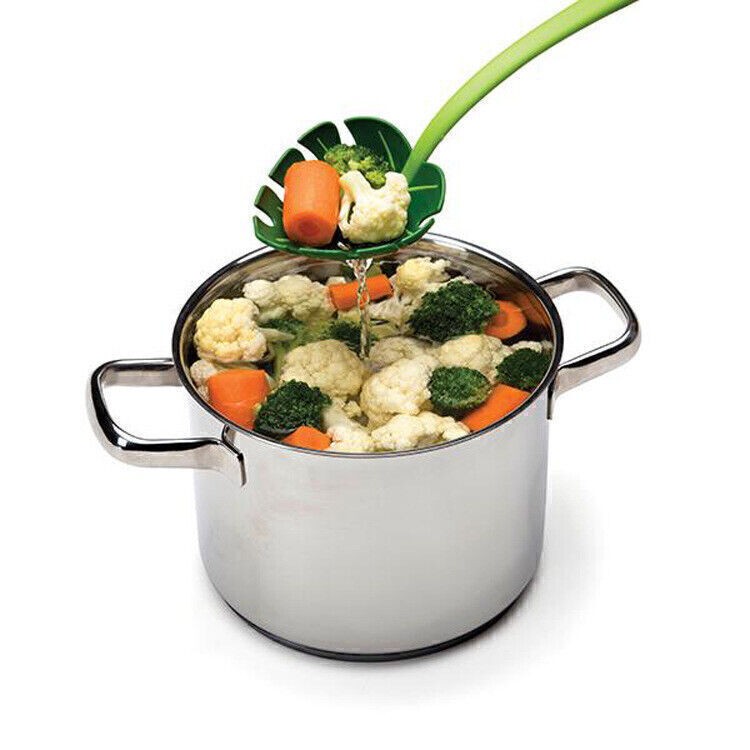 Slotted Spoon Strainer Long Handle Cooking Kitchen Spoon UK