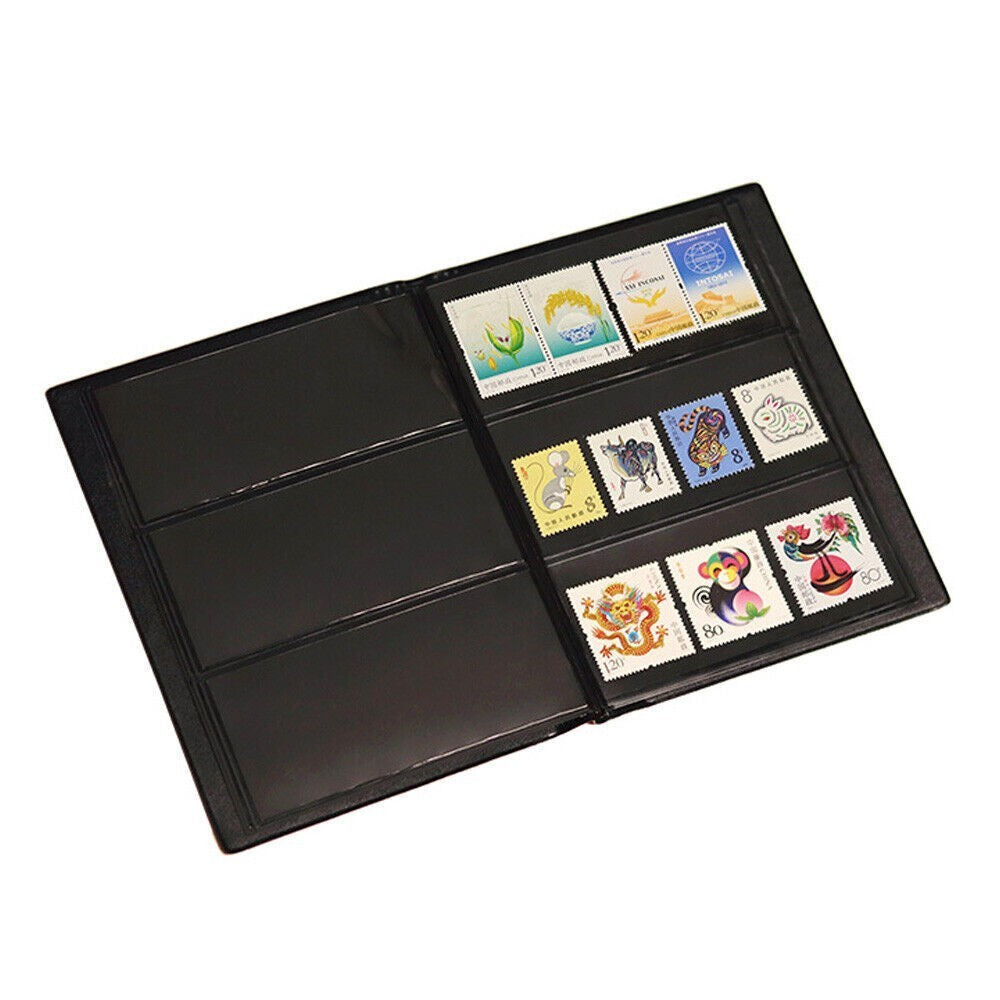 Premium Stamp Collection Album with Protective Holder Pages for Philatelists
