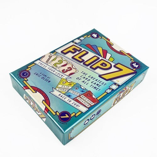 Flip 7 Board Game Card Games Entertaining Strategic Tabletop UK Fit For Family